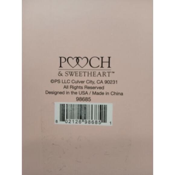 Pooch & Sweetheart STORAGE Box 12.5 x9 Floral Stripes Bible Verse Gift Victorian - Picture 15 of 16